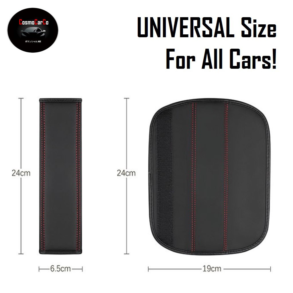 Leather Car Seat Belt Cover Seatbelt Strap Shoulder Pad Safety Cushion Padding Accessories