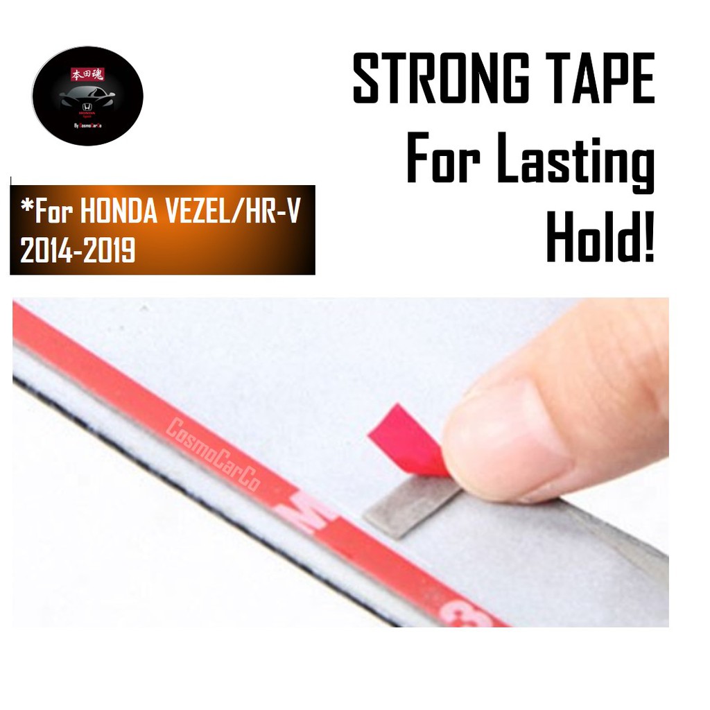 Honda VEZEL / HR-V HRV 2014-2020 Rear Door Handle & Back Door Bowl Cover Carbon Fiber PVC Trim Protector