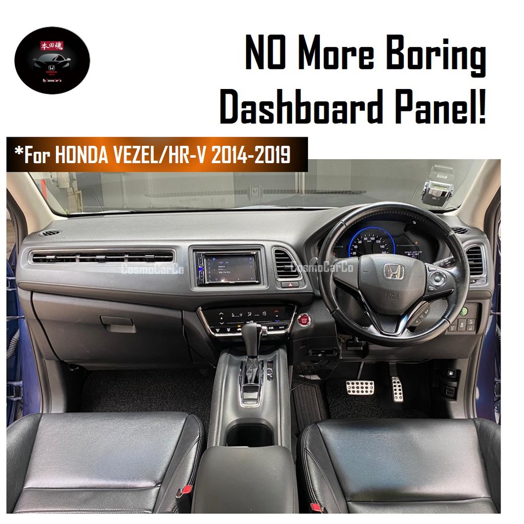 Honda VEZEL HR-V HRV 2014-2020 Air Vent Trim Aircon Vents Border Outer Frame Carbon Fiber Car Accessories