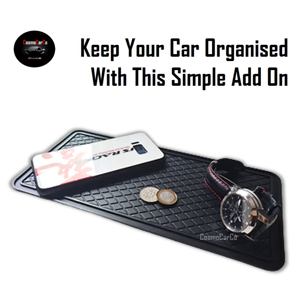 Car Anti Slip Mat Dash Non Slip Pad For Sunglass Phone Holder Dashboard Accessories