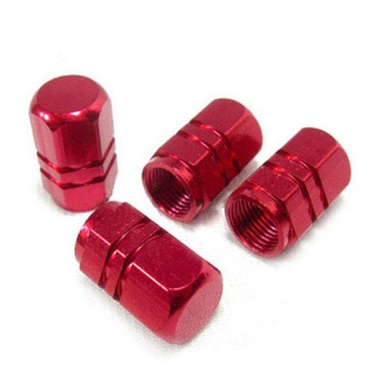 4Pcs Universal Car Tyre Air Valve Cap Wheel Rim Tire Stem Cover Alloy Schrader Caps Car Accessories
