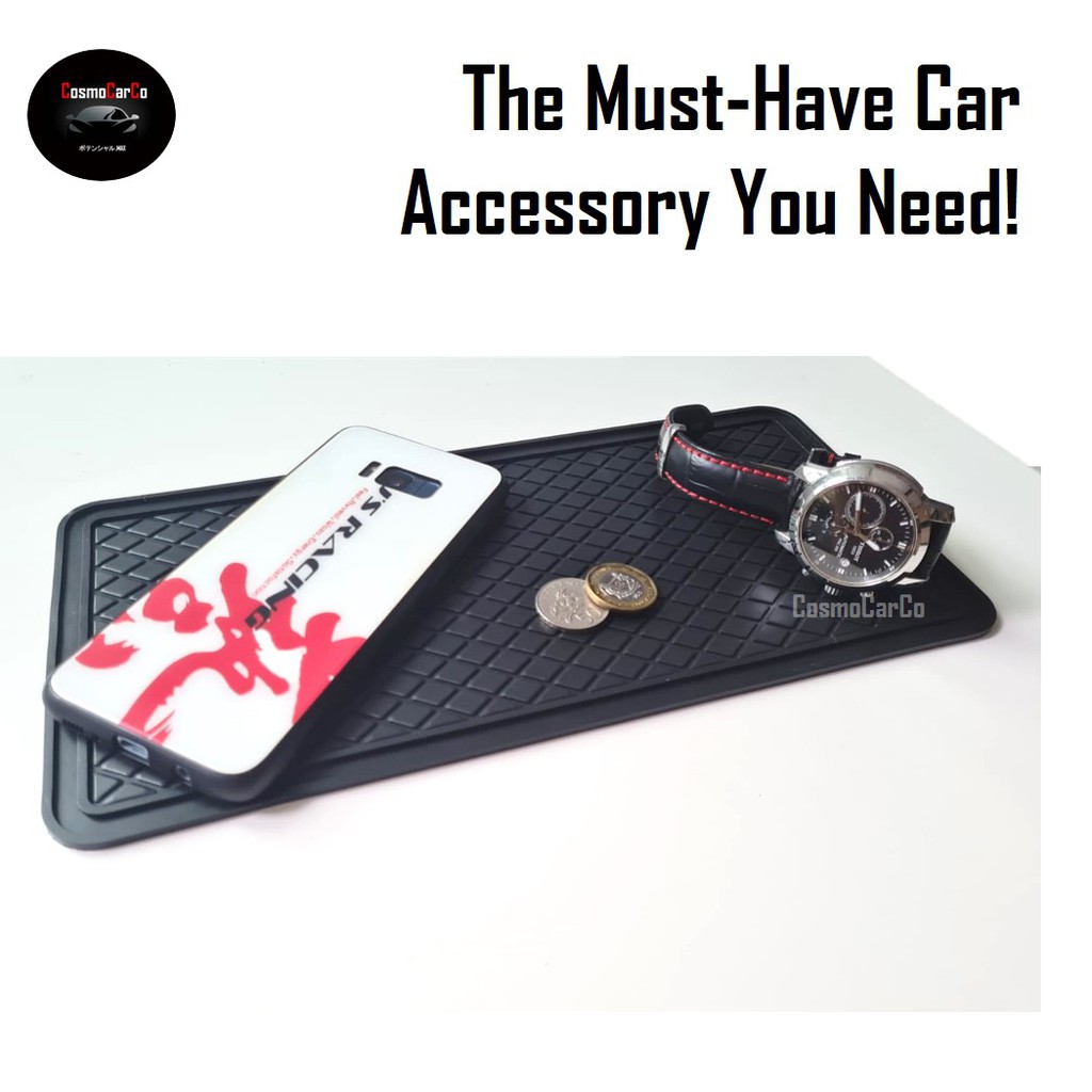 Car Anti Slip Mat Dash Non Slip Pad For Sunglass Phone Holder Dashboard Accessories