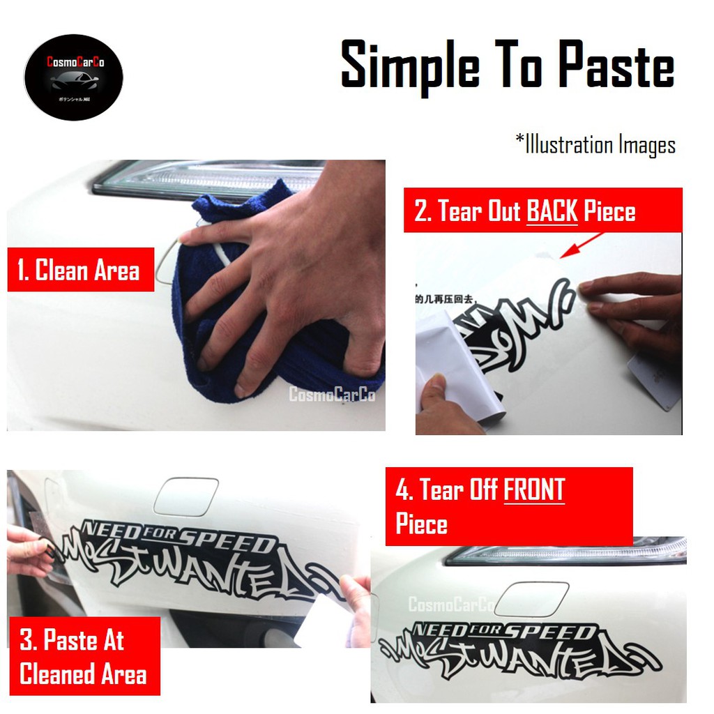 SUPERSLOW Snail Car Body Sticker Decal Motorcycle Motorbike BLACK/RED Window Stickers JDM Decals