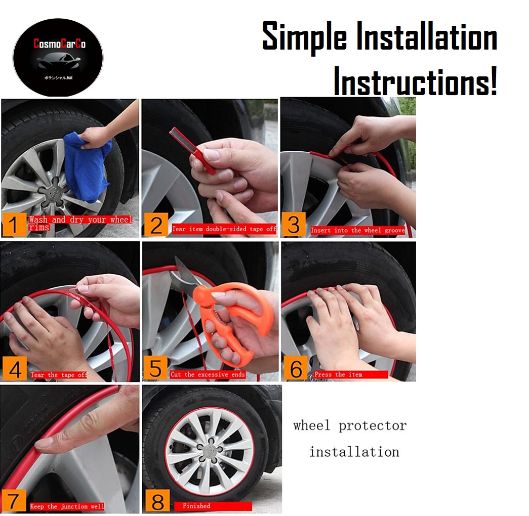 How to install rim protector