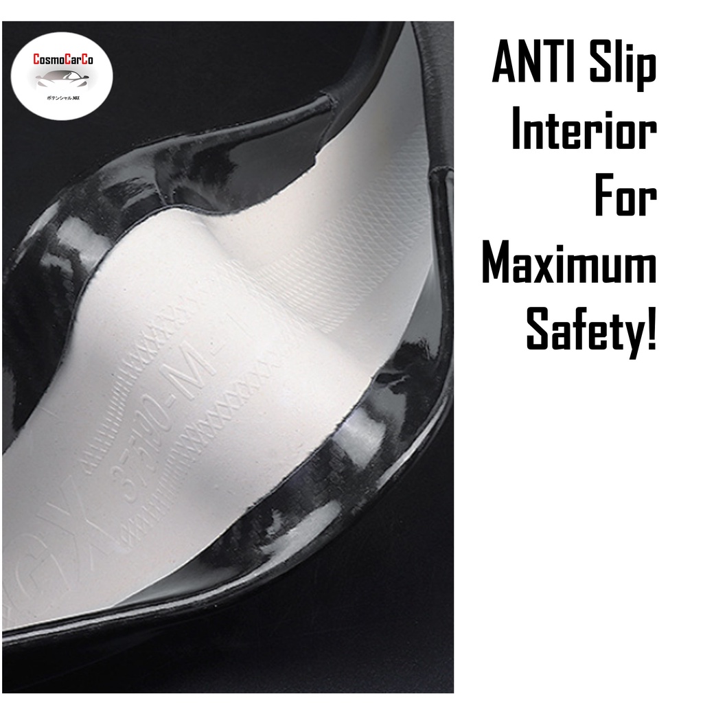  Carbon Fiber & Leather Design Toyota Steering Wheel Cover For Vios Altis Camry Sienta CHR RAIZE Harrier 37-38cm