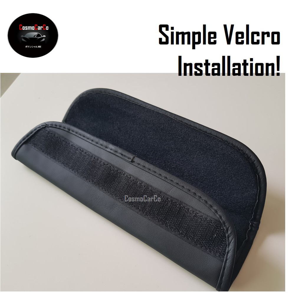 Leather Car Seat Belt Cover Seatbelt Strap Shoulder Pad Safety Cushion Padding Accessories