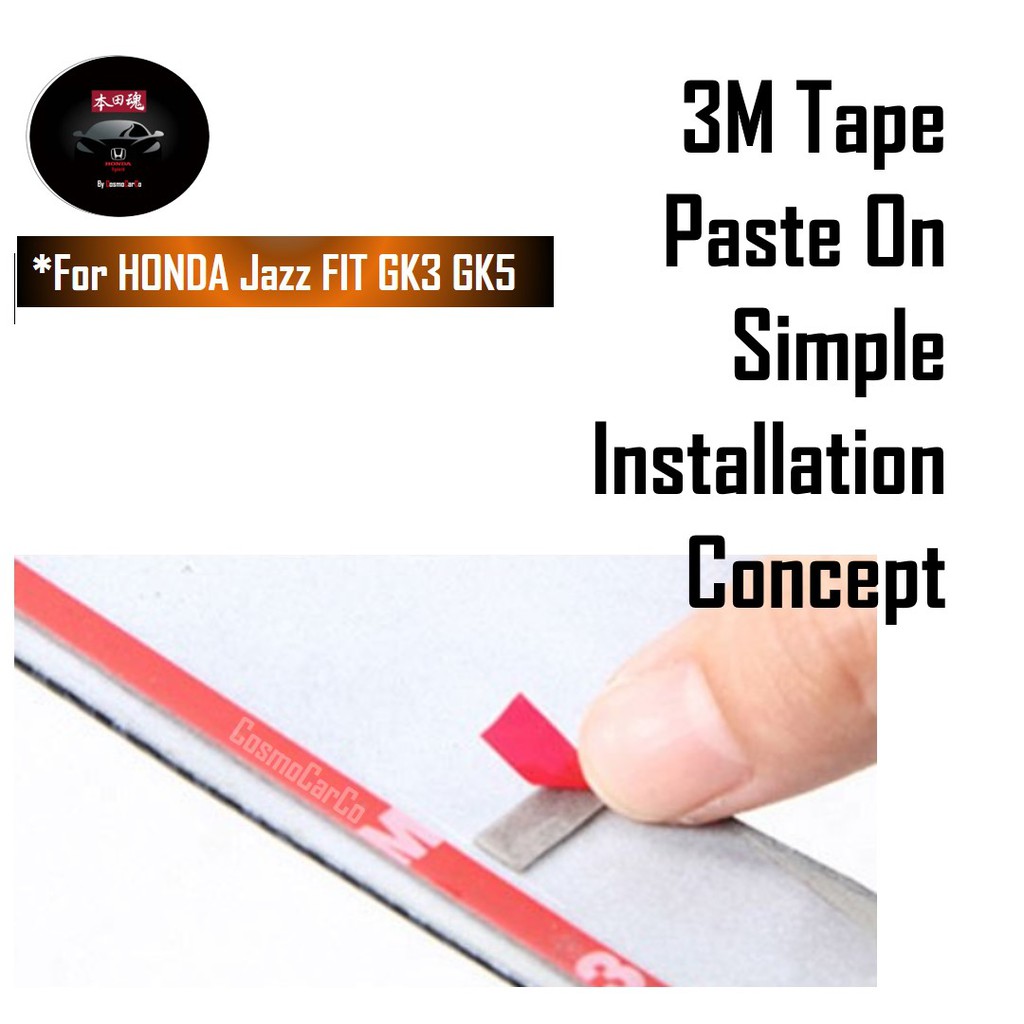 Honda Jazz/Fit Air Vent Trim Aircon Vents Border Outlet Frame Carbon Fiber Car Accessories For GK GK3 GK5 GP3 GP5