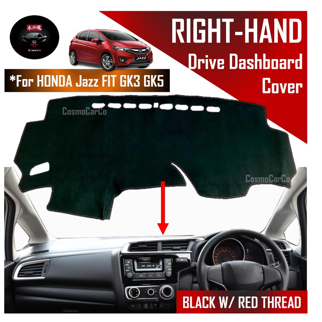 Honda Jazz/Fit GK GK3 GK5 GP 2014-2020 Dashboard Mat Right Hand Drive Dash Sun Protection Anti Slip Cover Pad