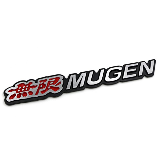 MUGEN Emblem Car Sticker Metal Logo Decal Car Body Bumper Rear Badge Honda JDM Auto Accessories-CosmoCarCo