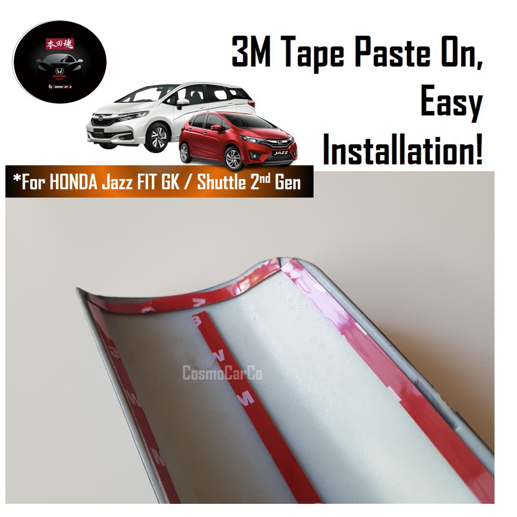 Honda Jazz/Fit & Shuttle Interior Window Panel Cover Carbon Fiber Trim Accessories For GK GK3 GK5 GP3 GP5 GK8 GK9 GP8 GP9