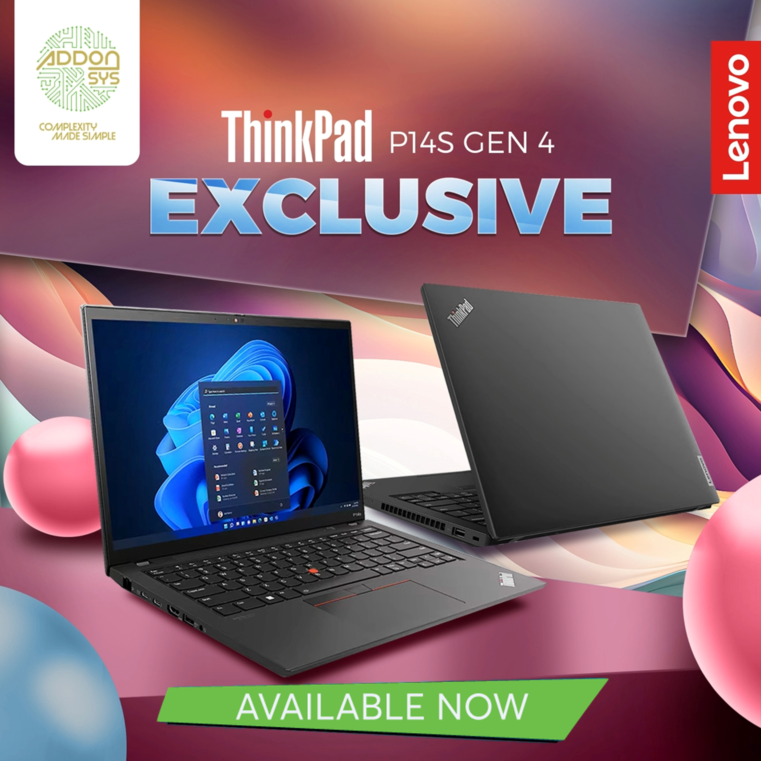 Lenovo ThinkPad P14s Gen 4 21HFS01G00 - AddOn Systems Pte Ltd