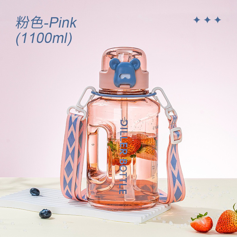 Diller Tritan Big Capacity Premium Quality Water Bottle 1100ml/860ml (D2304)