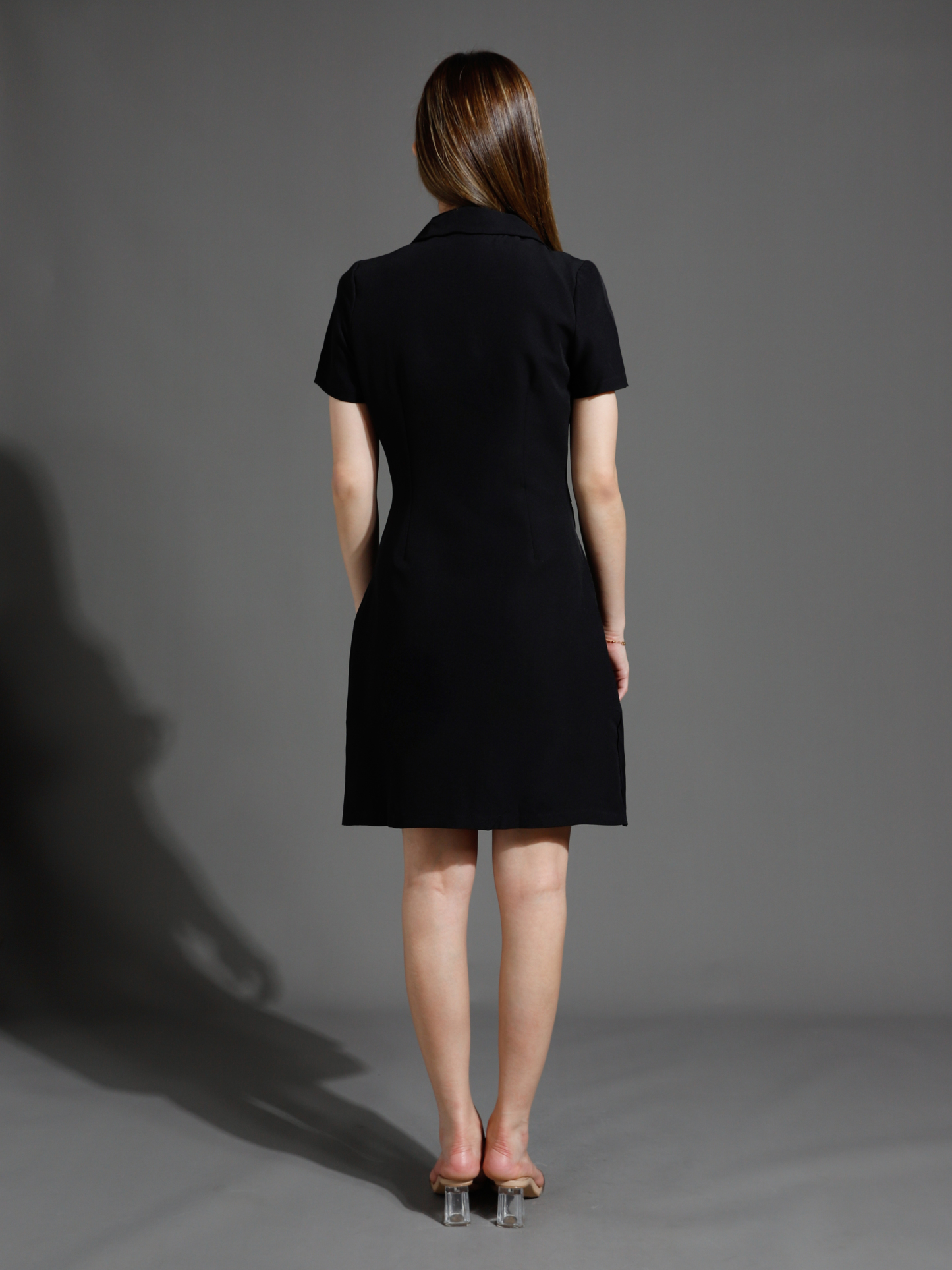 Formal Side Pleated Dress 26537