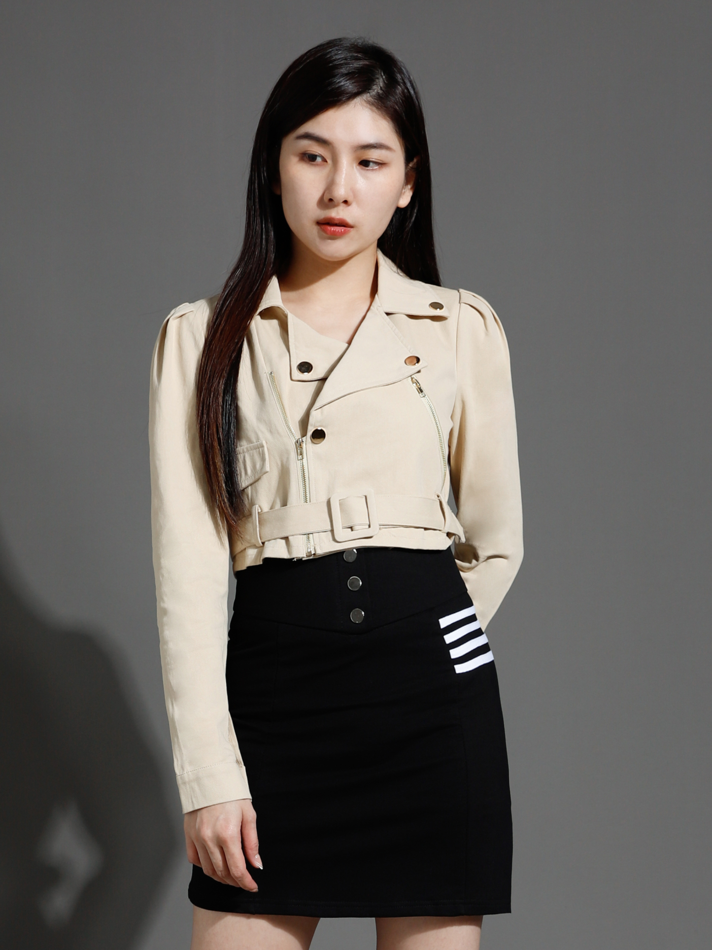 High Waist Side Stripe Skirt 26545