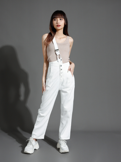 Denim Sling Strap Long pants 26629