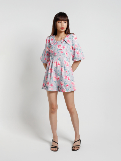 Printed Flower Jumpsuit 15107