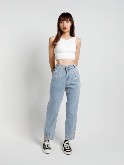 Denim Long Pants 15772