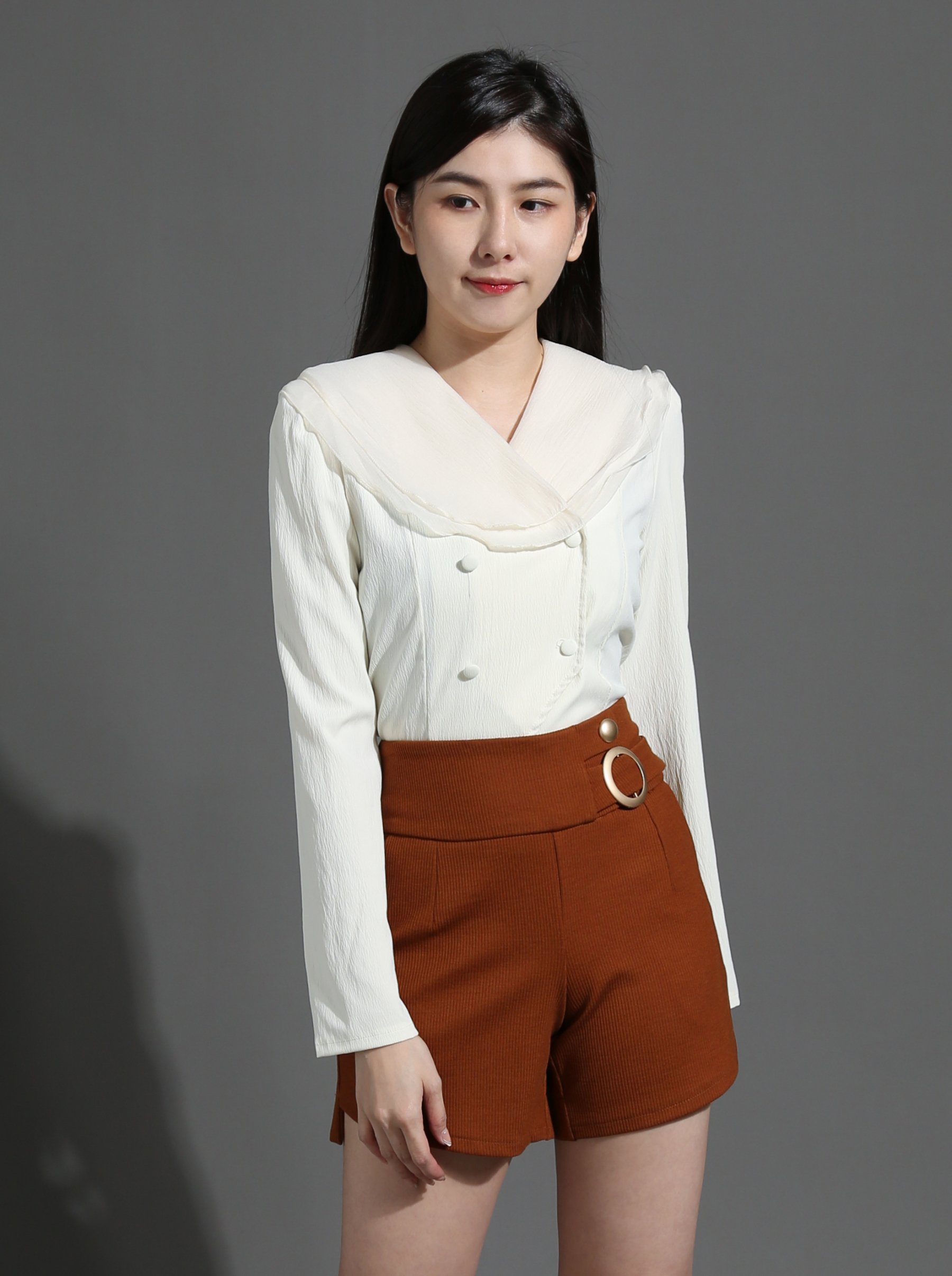 Net Layer Front Button Outerwear 26619