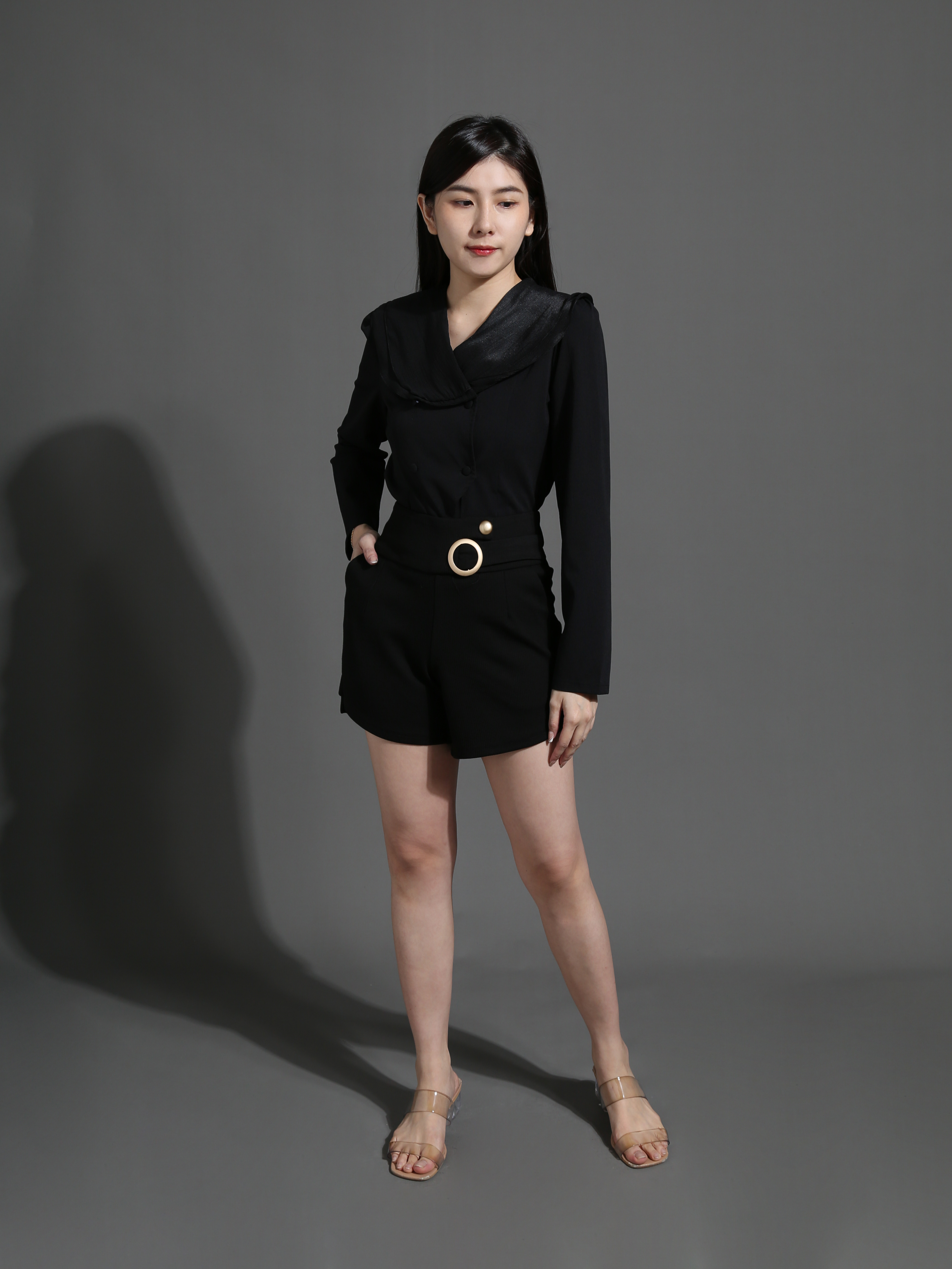 Net Layer Front Button Outerwear 26619