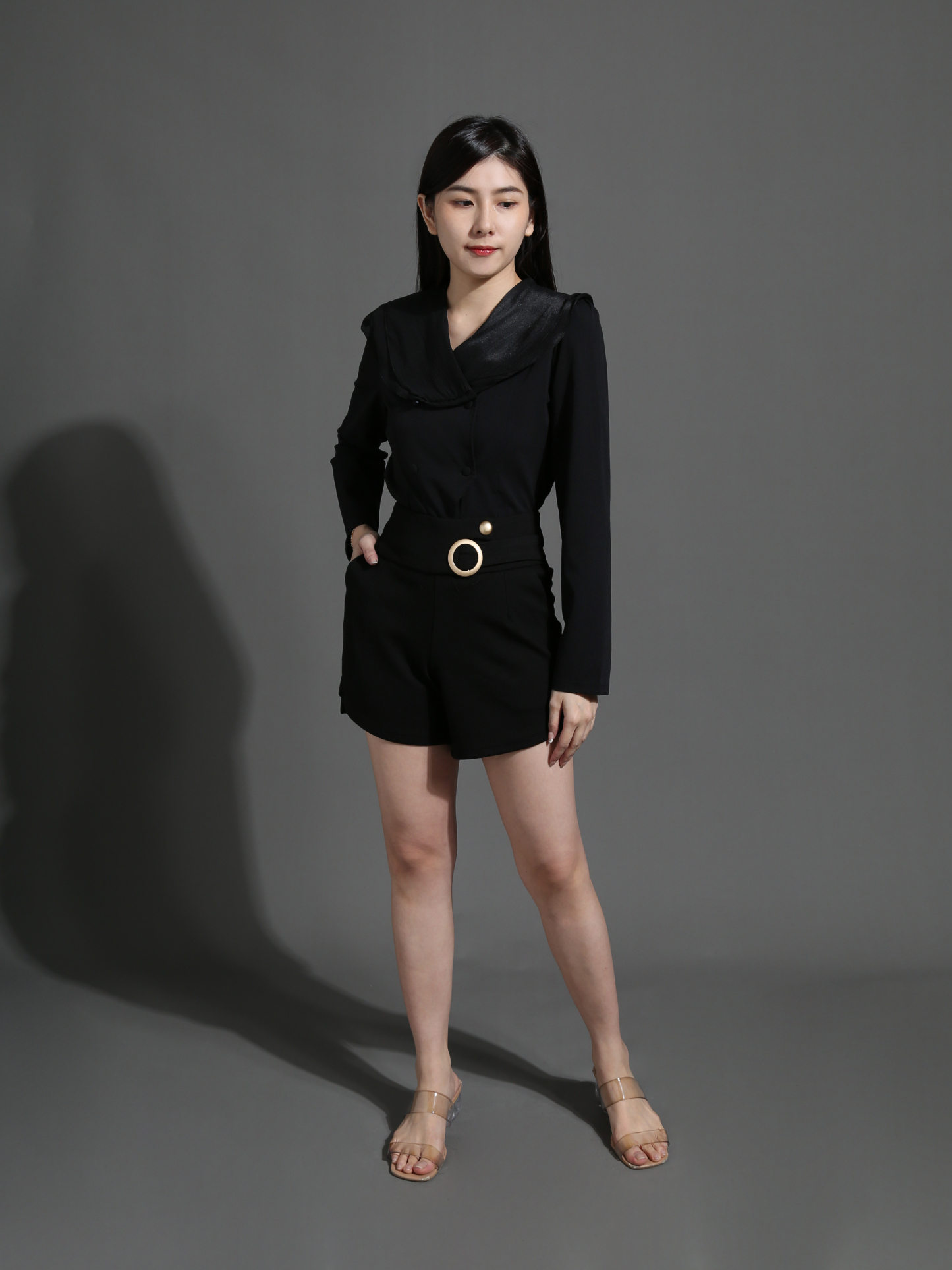 Net Layer Front Button Outerwear 26619