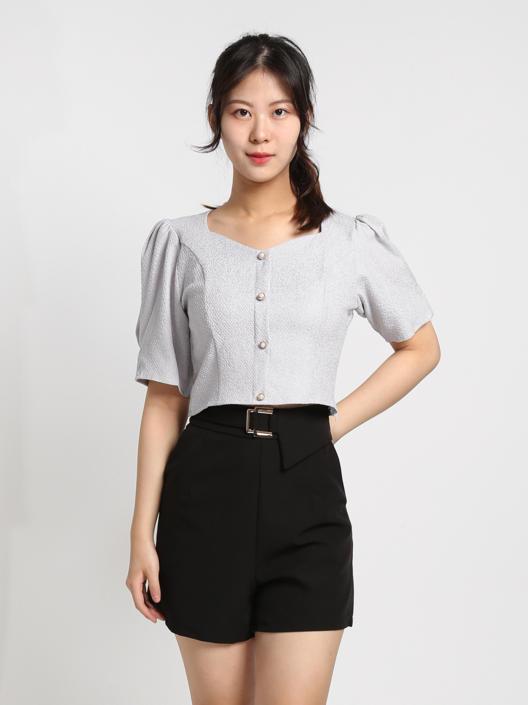 Sweetheart Neckline Top 18593