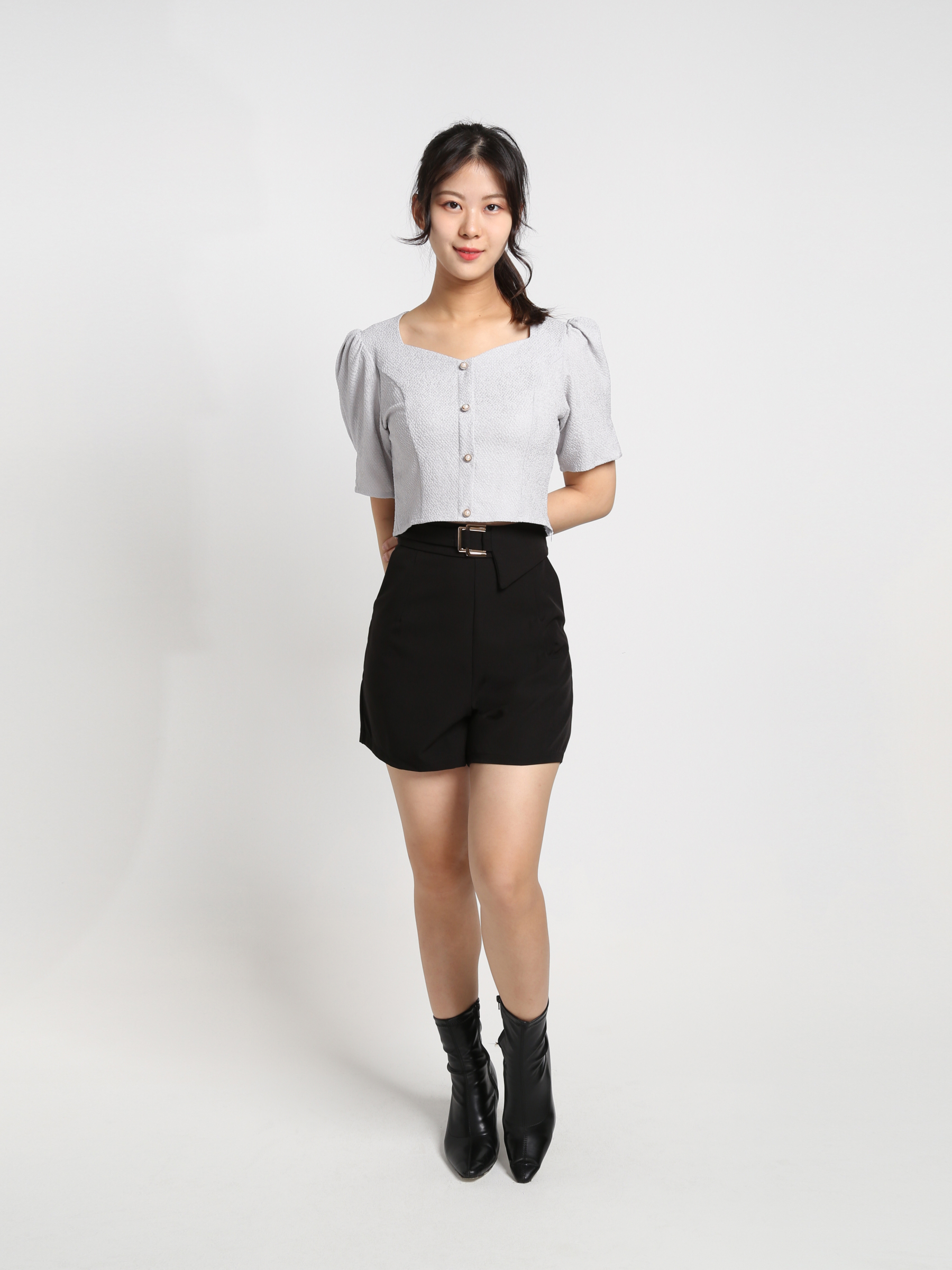 Sweetheart Neckline Top 18593