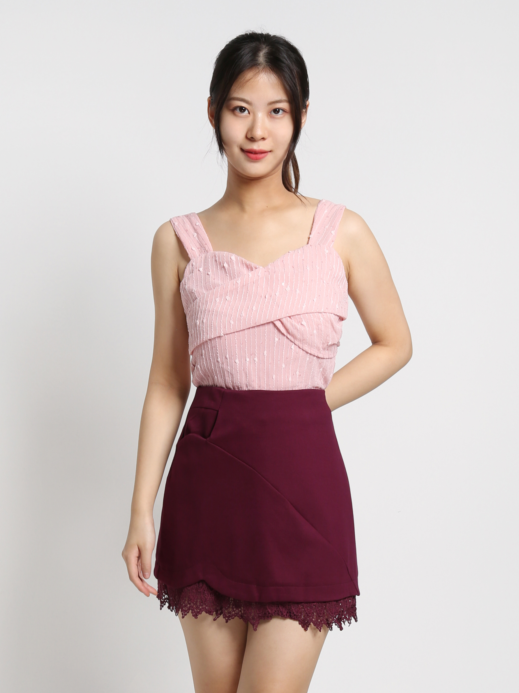 Wrap Tassel Lace Skirt 19098