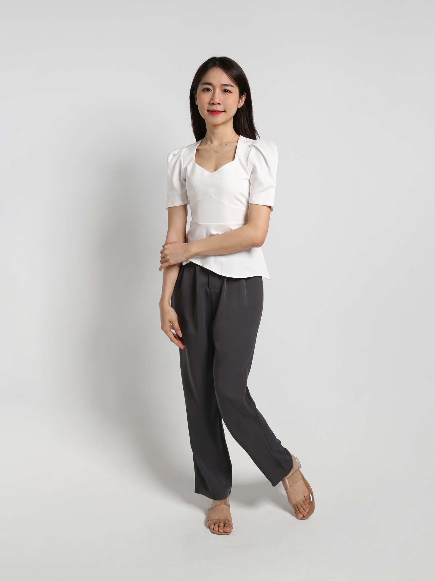 Sweetheart Neckline Top 18482