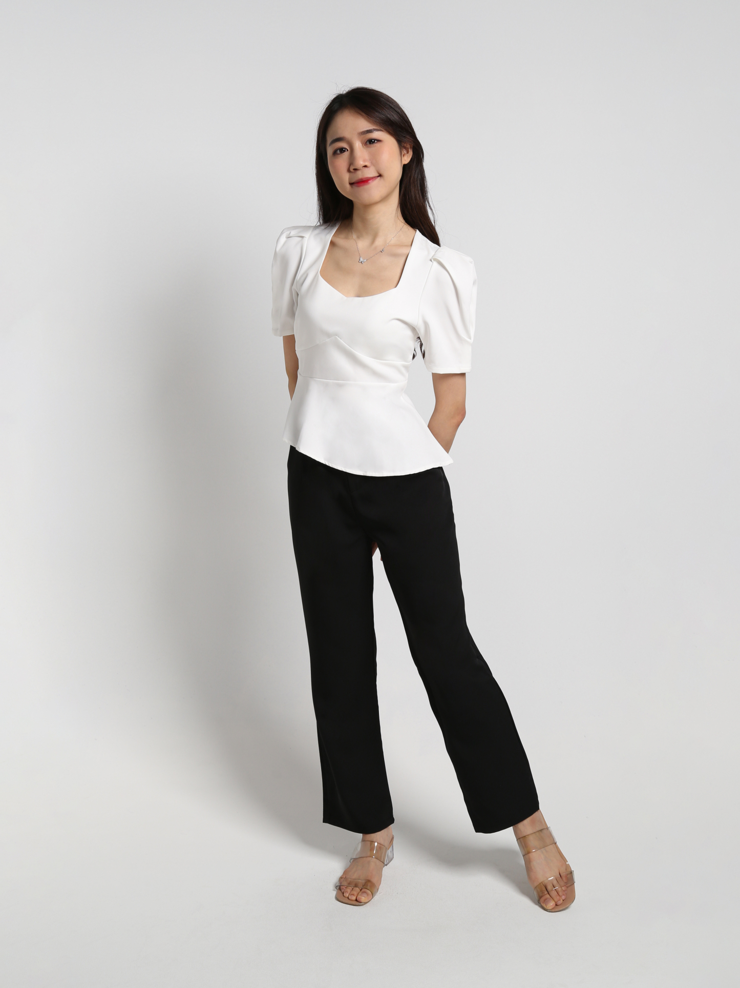 Sweetheart Neckline Top 18482