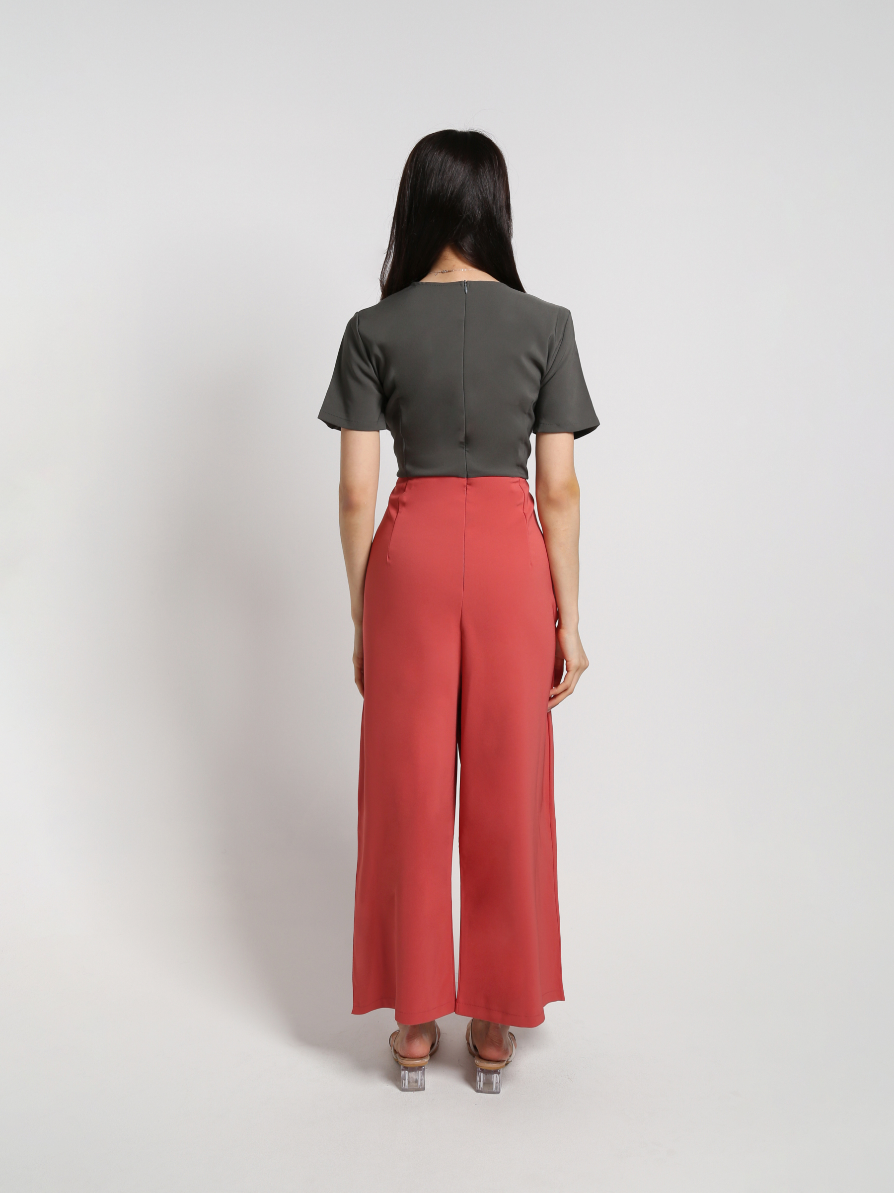 Teo Tone Split Bottoms Jumpsuit 18457