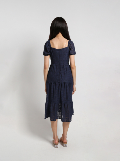 Lace Eyelet Layered Dress 18441