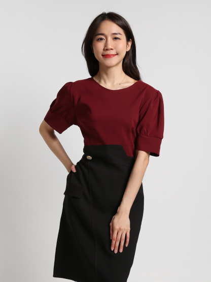 Two Tone Irregular Long Dress 18447