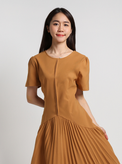 Bottom Pleated Dress 17125