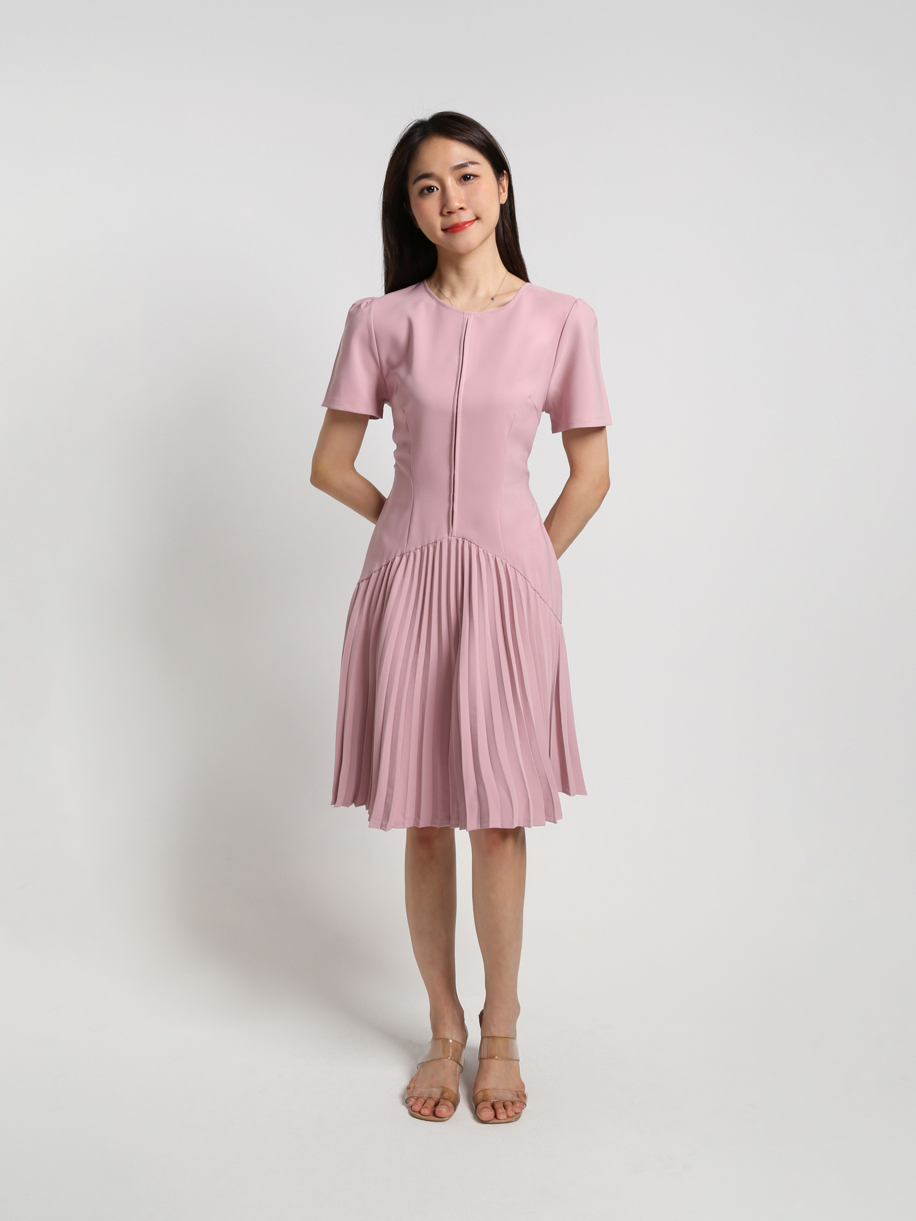 Bottom Pleated Dress 17125