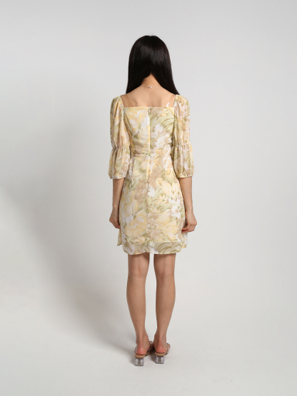 Floral Old Style Dress 18399