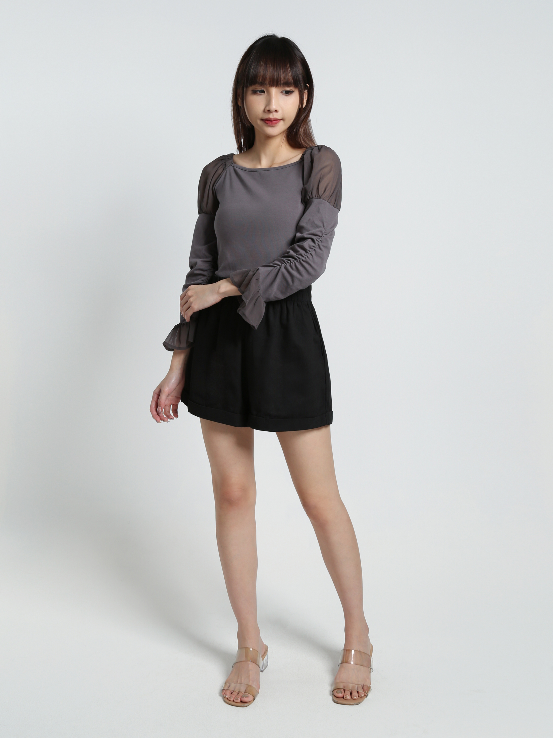 Waist Stretchable Short Pants 19129