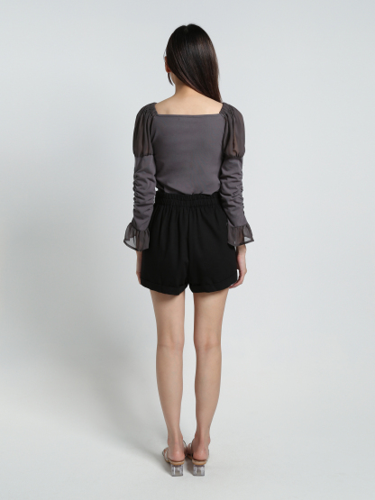 Waist Stretchable Short Pants 19129