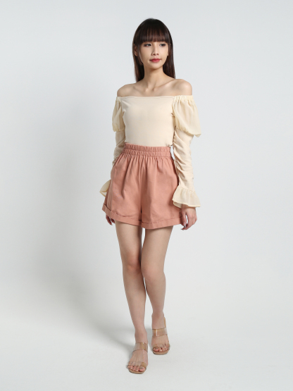 Waist Stretchable Short Pants 19129