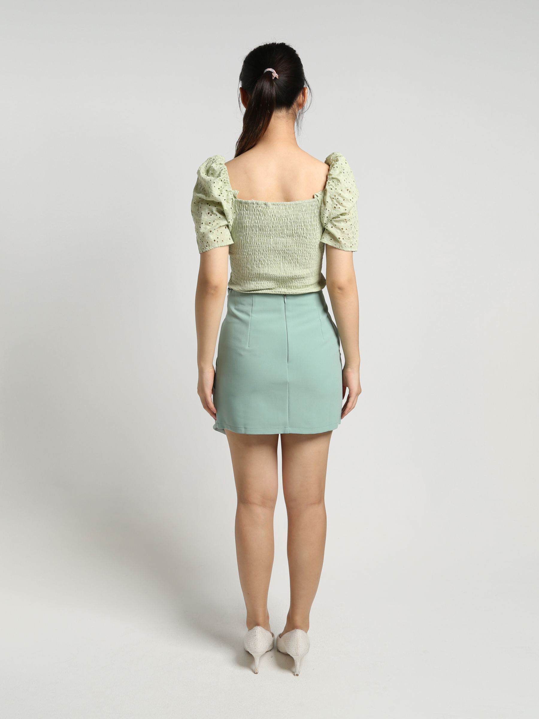 Twist Irregular Long Skirt 18471