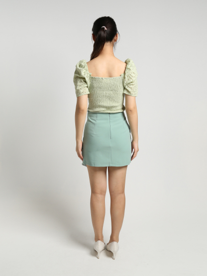 Twist Irregular Long Skirt 18471