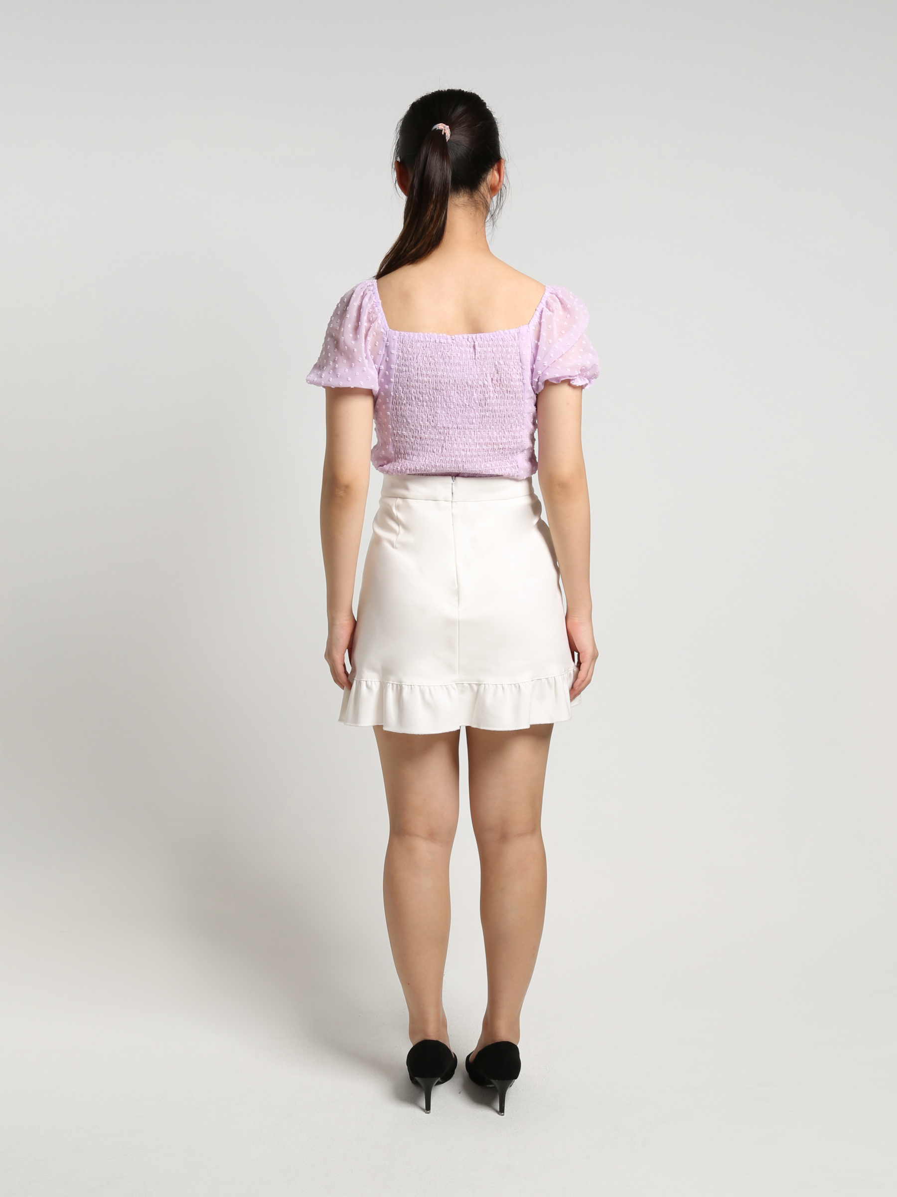 Chiffon Polka Dot Top 17029