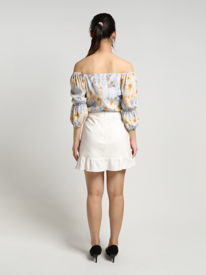 Tie Dye Floral Top 18389