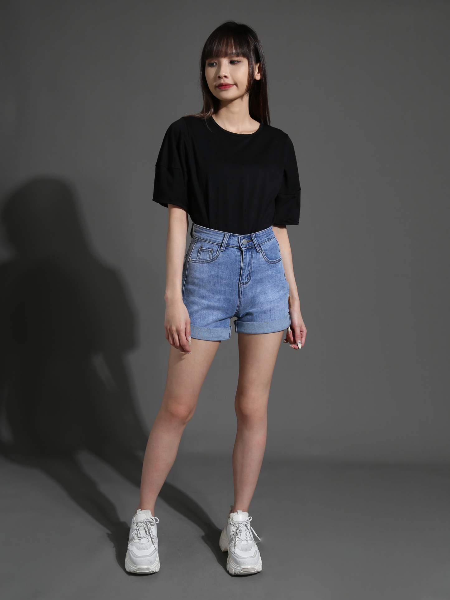Puff Sleeve Plain Top 26465