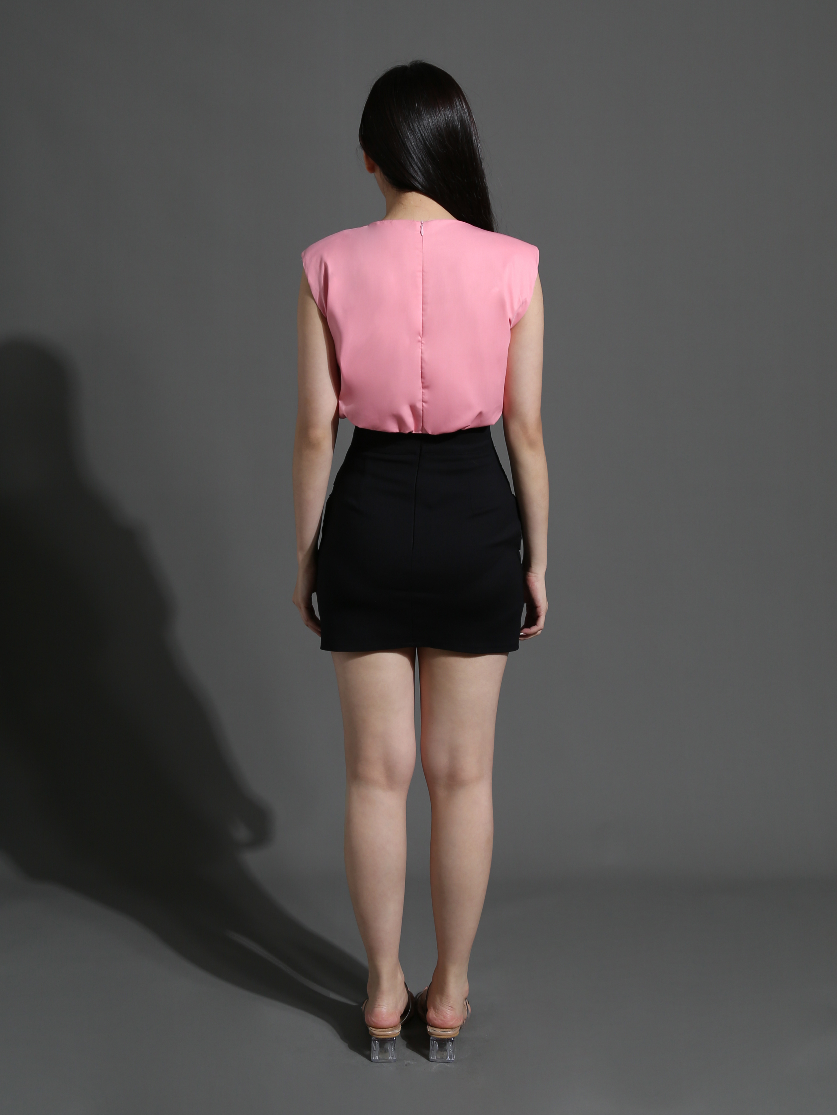Sleeveless With Decorative Pearl Top 26524