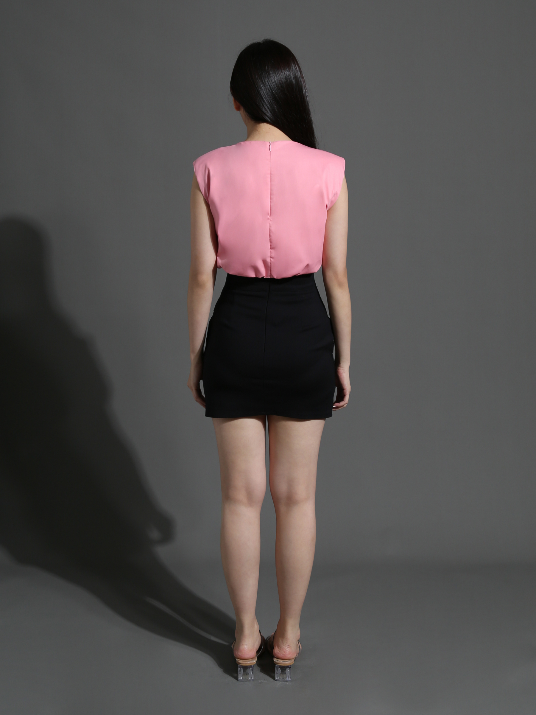 Sleeveless With Decorative Pearl Top 26524