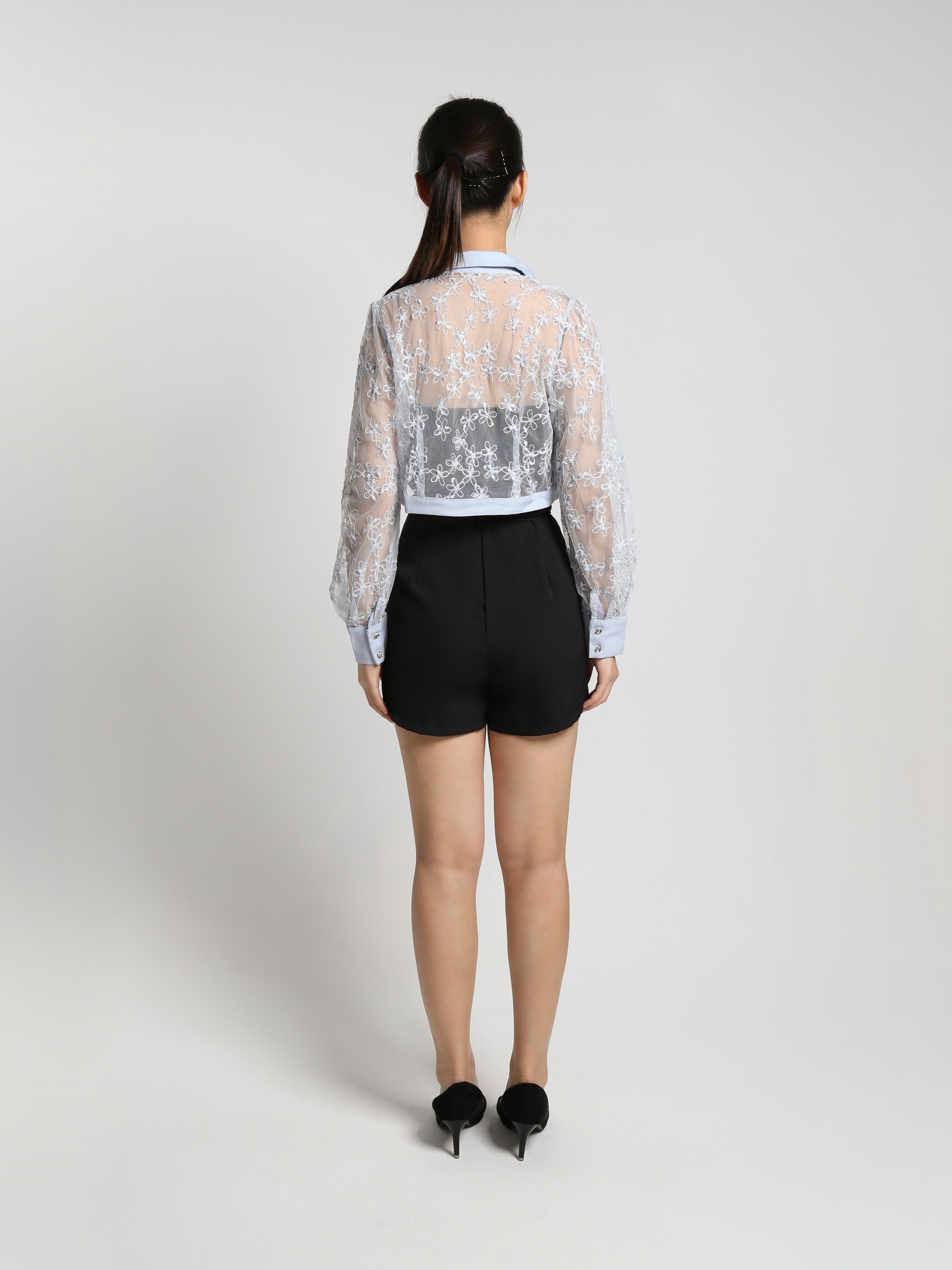 Lace Collar Outerwear 24826