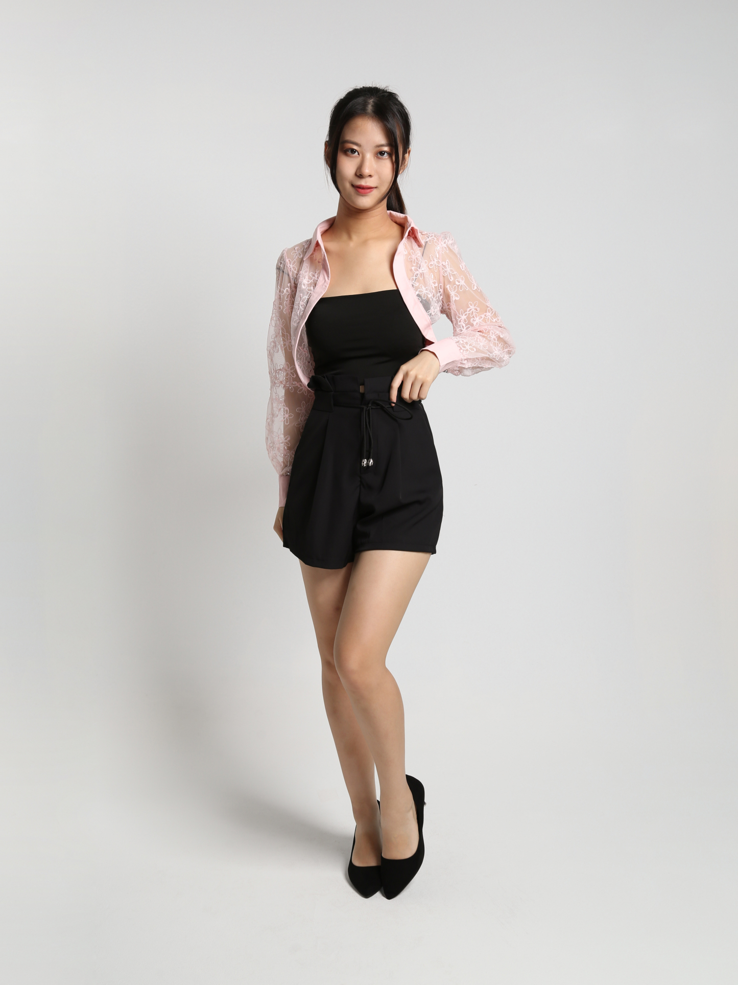 Lace Collar Outerwear 24826