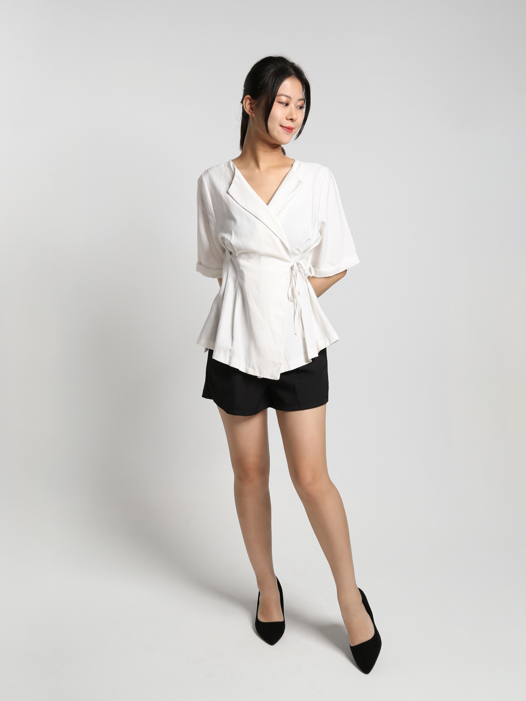 Wrap Side Tie Up Top 23184
