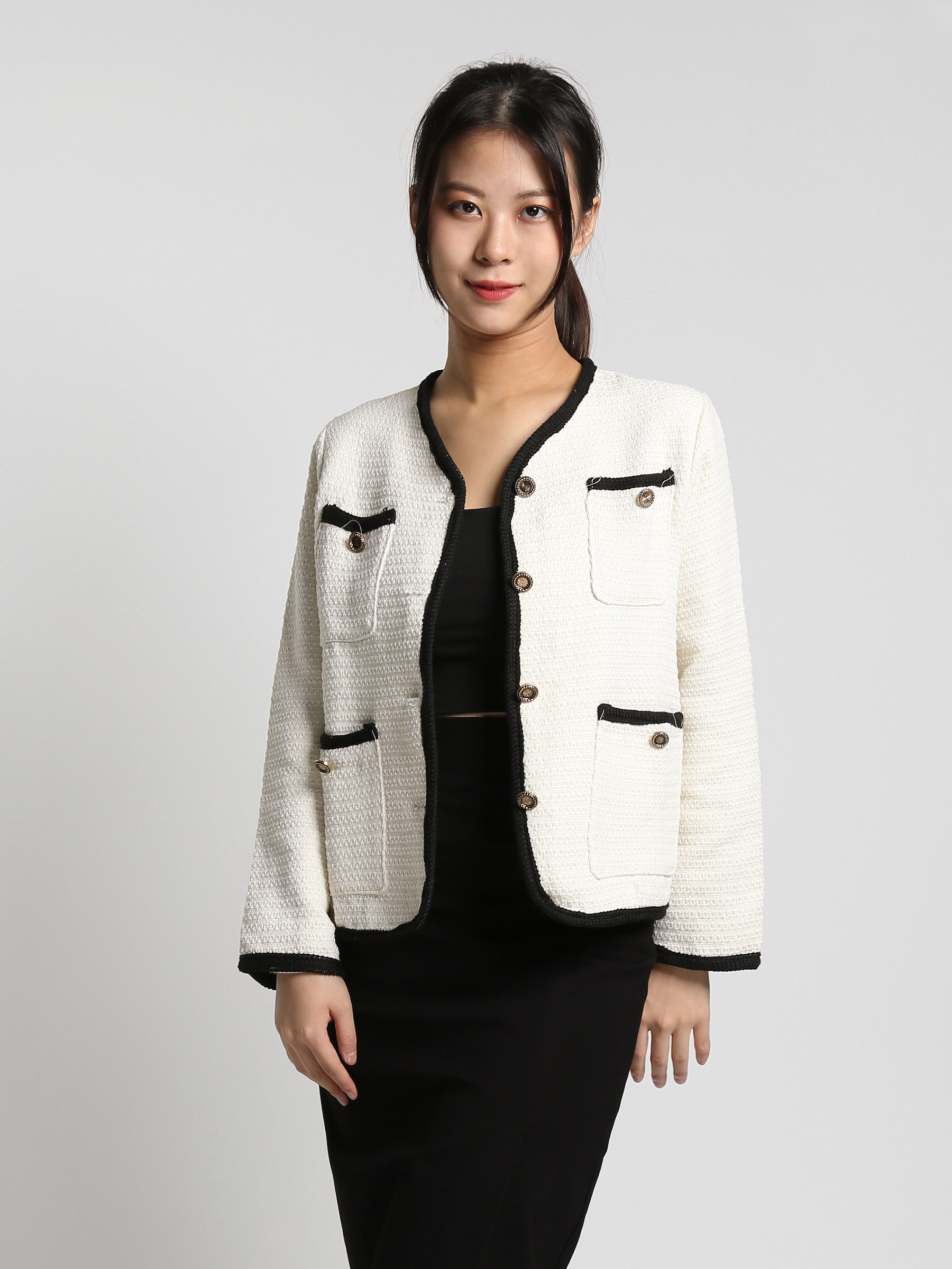 Front Button And Pocket Top 24829