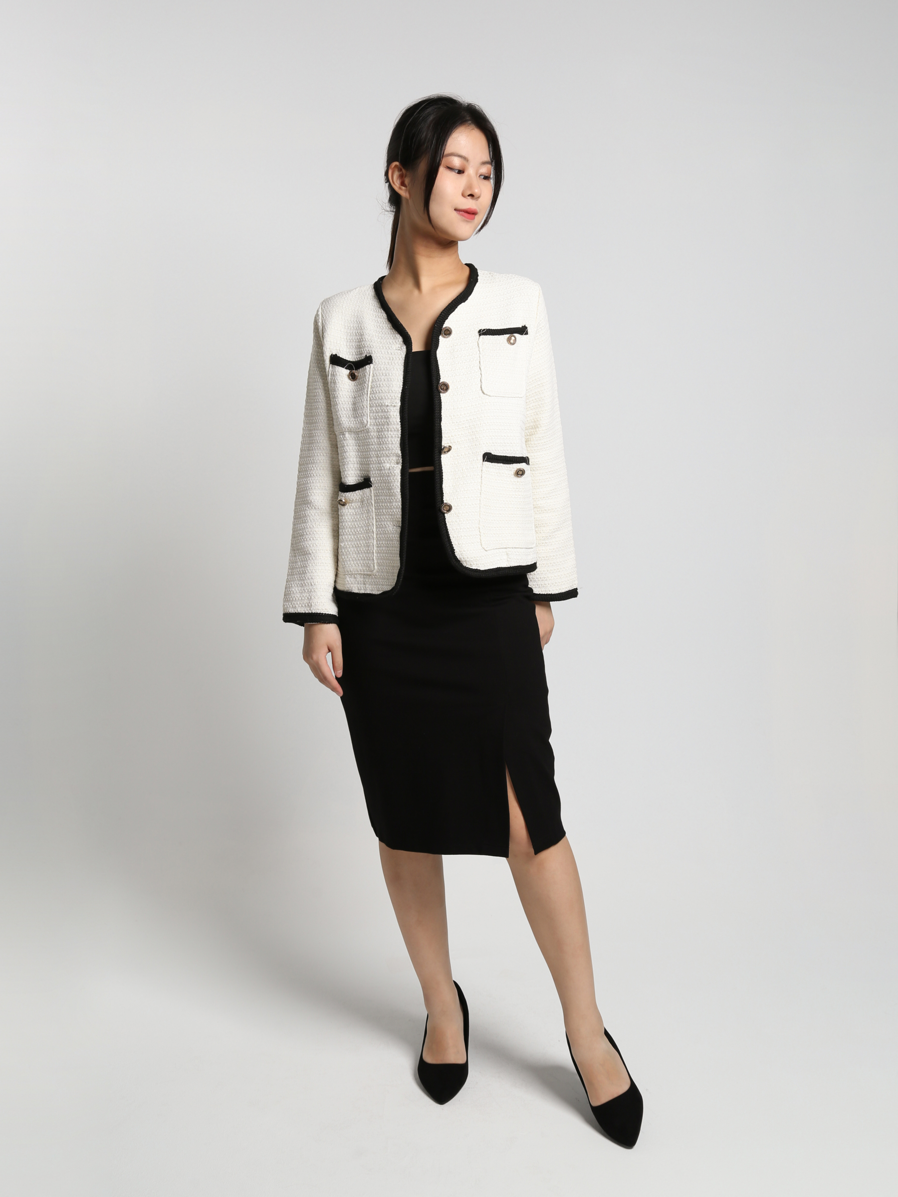 Front Button And Pocket Top 24829